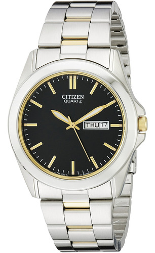 Reloj Hombre Citizen Bf0584-56e Cuarzo Pulso Bicolor En