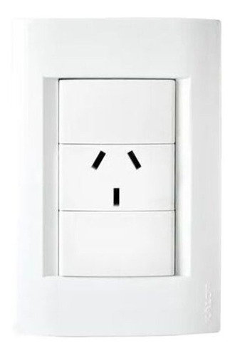 Llave De Luz Armada 1 Toma Blanco Kalop Linea Civil