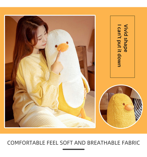 Banana Duck Plush Toy 50cm White