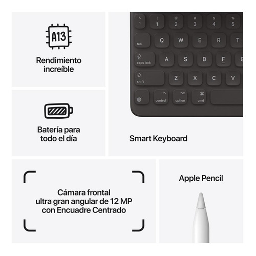 Imagen 8 de 10 de Apple iPad (9ª generación) 10.2" Wi-Fi 256GB - Gris espacial