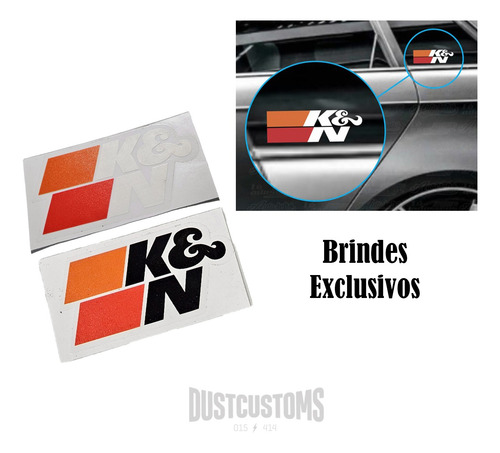Filtro Ar K&n Kn Vw Up Tsi Golf Virtus Polo Nivus 33-3037