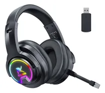 Comprar Auriculares Inalámbricos Para Juegos Pg3 Rgb Para Ps4, Ps5, Pc - Sonido Envolvente 7.1 De 2,4 Ghz, Auriculares Para Juegos Bluetooth Con Micrófono Con Cancelación De Ruido Desmontable Por Ia(negro)
