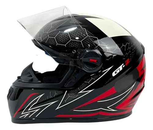 Capacete Fechado Fw3 Gt 5 Gt2 Viseira Cristal Com Narigueira — foto 1