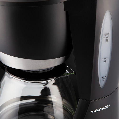 Cafetera Electrica Semi Automatica Filtro Vidrio Winco W1930