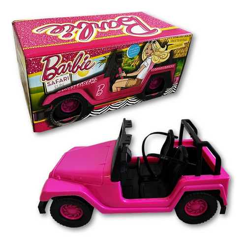 Auto Barbie Glam Jeep Safari Convertible Muñeca Original