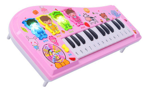 Teclado De Juguete De Piano Para Niños, Dibujos Animados, Mu