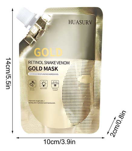 G Retinol Snake Gold Facial Mask Cleansing Pores Apply 5004