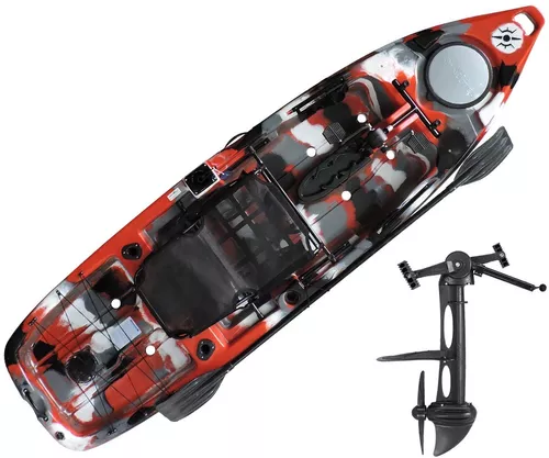 Caiaque de Pesca Milha Leader com Pedal - PAPASIRI