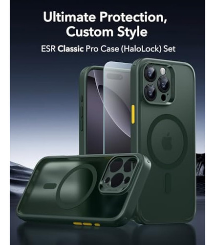 Capa Esr Para iPhone 16 Pro, TranslĂșcida Fosca
