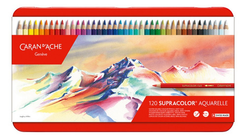 Lapices De Colores Caran D´ache Supracolor 120 Acuarelables