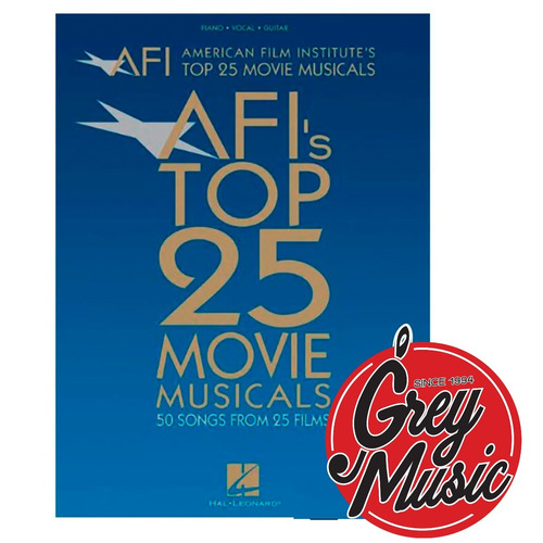 Libro Hal Leonard Hl00311410 Afi´s Top 25 Movie Musicals 50 
