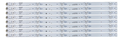 PCI Eletro Parts Kit 8 Barras De Led Compatível Com Tv L48s4700fs L48s4700