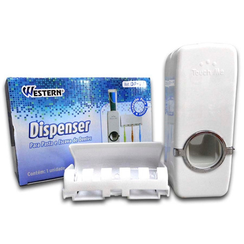 Imagem 1 de 2 de Dispenser Para Creme Dental E Suporte Para Escovas