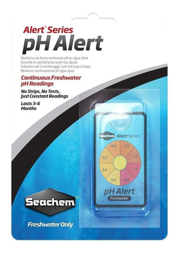 Seachem Ph Alert - Teste Contínuo Ph Aquário Água Doce