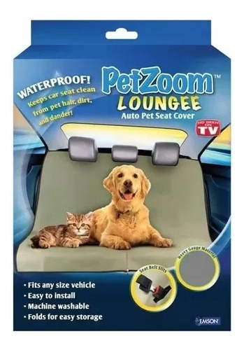 Funda Protectora Cubre Asiento Auto Para Perros Mascotas