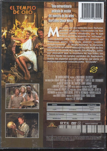 El Templo De Oro/ Chuck Norris Lou Gosset Pel Dvd Sin Abrir (Usado)