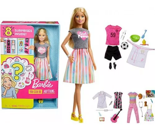 Boneca Barbie Profissoes - Carreira Surpresa - 8 Surpresas - Mattel MATTEL