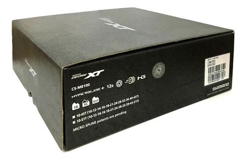 Cassete de bicicleta Shimano CS-hg51 de 12 etapas 10-51d