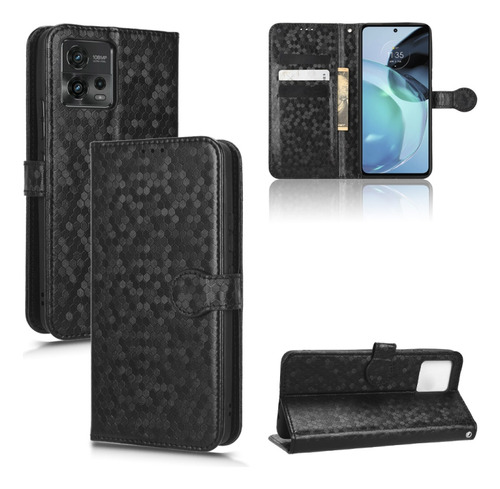 Funda Con Textura De Puntos Para Motorola Moto G72 4g