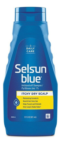 Selsun Blue Itchy Dry Scalp Shampoo Anticaspa 621ml 