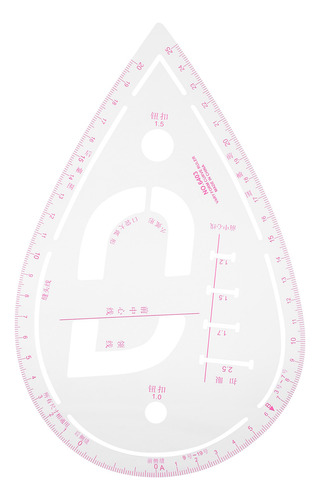 Juego De Ropa Multiusos Cutting Curve, 9 Piezas, Regla De Co