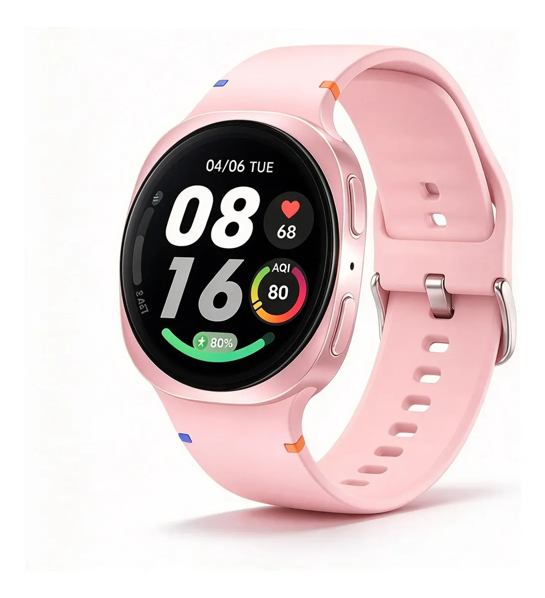 Relógio Inteligente Jiditech Smartwatch Watch 8 Tela HD 1.51 Chamadas Bluetooth IP67 À Prova d'Água Monitor Cardíaco Sono 20 Modos Esportivos Bateria Longa Compatível Android iOS, Rosa