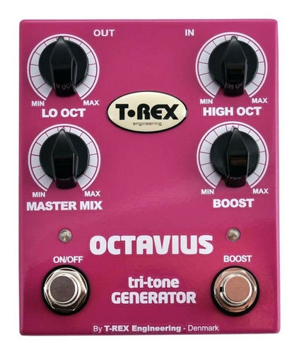 Pedal De Efecto T-rex Octavius Octavador Boost