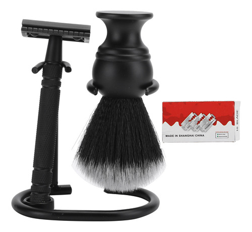 Set De Afeitado Para Hombre, Brocha Rack Blade, Para Salón Y