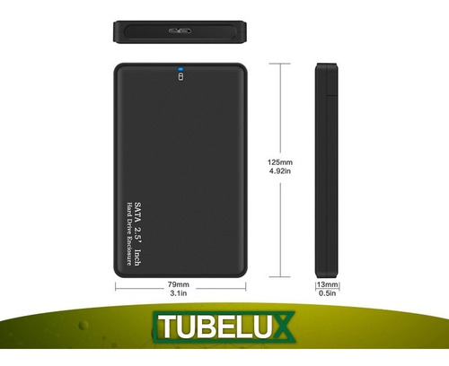 Gabinete Externo Usb 3.0 Para Discos 2.5 De Notebook O Ssd