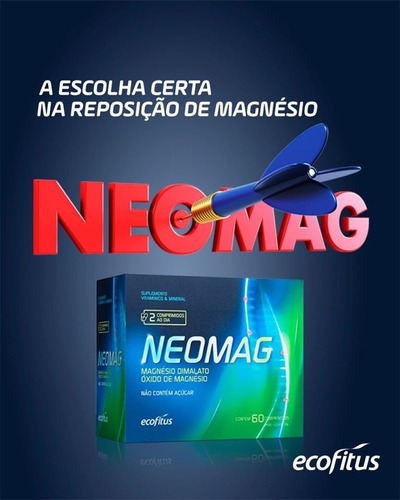 Imagem 2 de 4 de Neomag Suplemento Vitamínico E Mineral Magnésio Dimalato