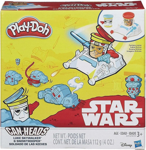 Play-doh Star Wars Can-heads - Luke Skywalker & Snowtrooper