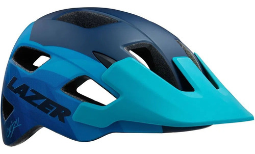 Casco Lazer Chiru Turnfit Plus Enduro MTB para ciclismo urbano, color azul, talla M