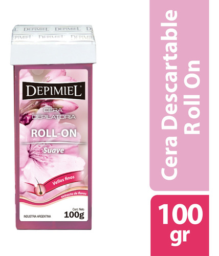 Cera Depilatoria Roll-on Suave X100 G Depimiel