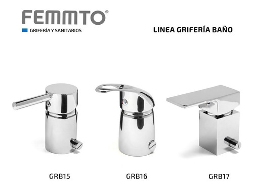 Imagen 5 de 8 de Griferia De Bidet Monocomando Para Baño Y Vanitory Lavatorio