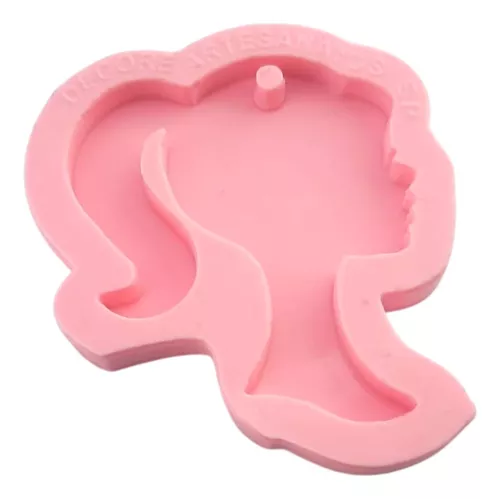 Molde de silicone AB057 Barbie pingentes