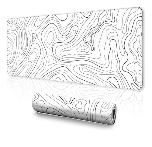 Almohadilla De Ratón De Juego Topográfico, Mousepad Xl Exten