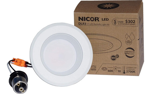 Nicor Iluminacion Downlight Empotrable Led Regulable, Dlr3-
