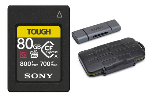 Sony Cfexpress Memoria Tipo 80 Gb Estuche Almacenamiento