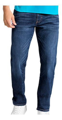 Jeans Casual Polo Club Corte Slim Para Hombre Azul