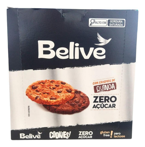 Kit Com 10 Cookies Sabor Avelã E Chocolate Zero Açúcar 67g