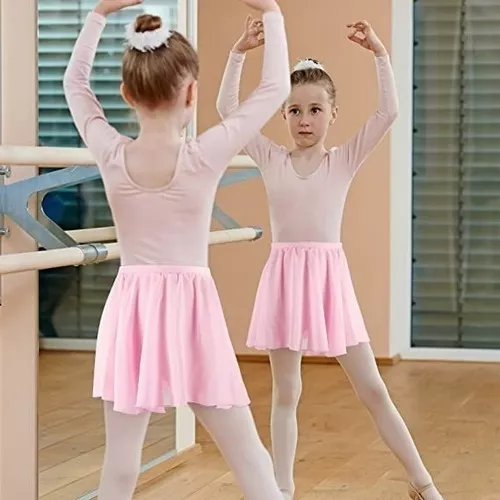  American Trends Falda de ballet para niñas, falda de baile de  gasa para niños pequeños/niños/mujeres, 01 Rosa melocotón : Ropa, Zapatos y  Joyería