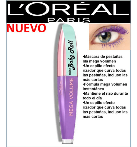 Mascara De Pestañas Loreal Baby Roll 