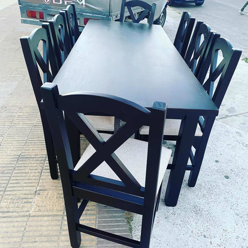 Juego De Comedor Madera 8 Sillas