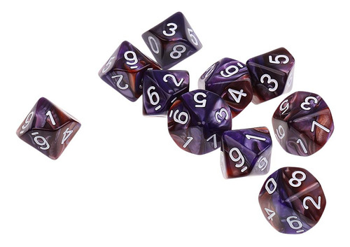 Rpg Jogos De Mesa 16mm Café Roxo