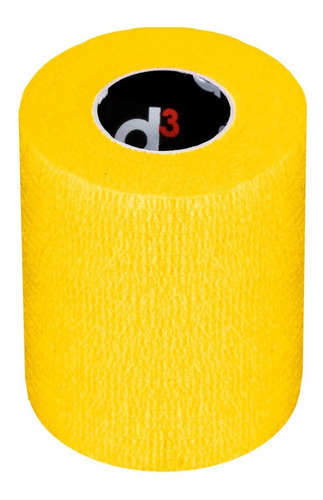 Bandagem Elástica Autoaderente D3 - 7,5cm X 5m Cor Amarelo