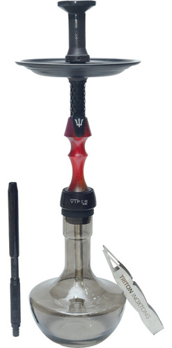 Narguile Completo Triton Viper Ink Supernova Cor Cosmic Dawn Vermelho