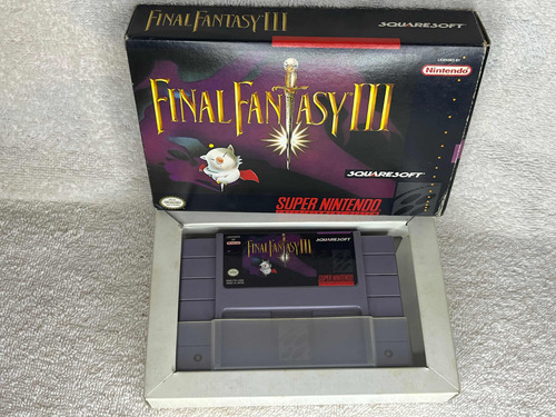 Final Fantasy Iii Caja Snes Nintendo