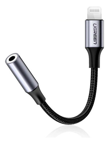 Adaptador Ugreen Us211 Lightning Para P2 3.5mm 10cm