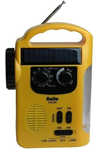 Brand: Kaito Ka339 Dynamo Solar Powered Am