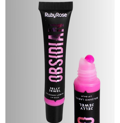 Hidratante Bálsamo Labial Lip Balm Ruby Rose Obsidian Jelly